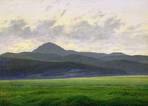山岳風景 作： Caspar David Friedrich